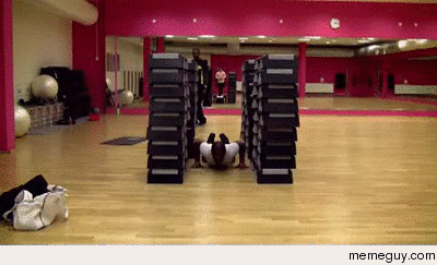 Highest push up in the world