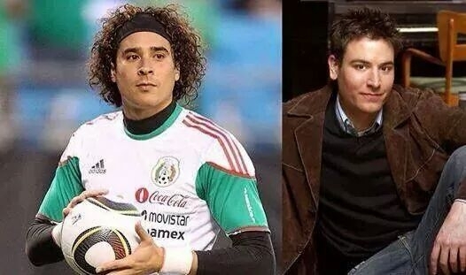 His doppelganger wasnt a wrestler but a soccer goalie playing for mexico