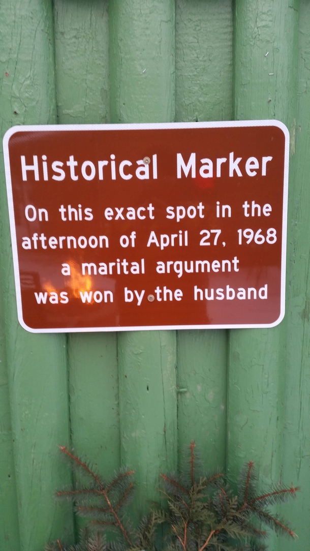 Historical Marker found in Northern Wisconsin
