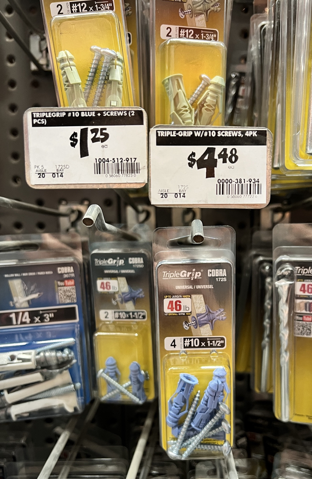 Home Depot has a  tax for not knowing math