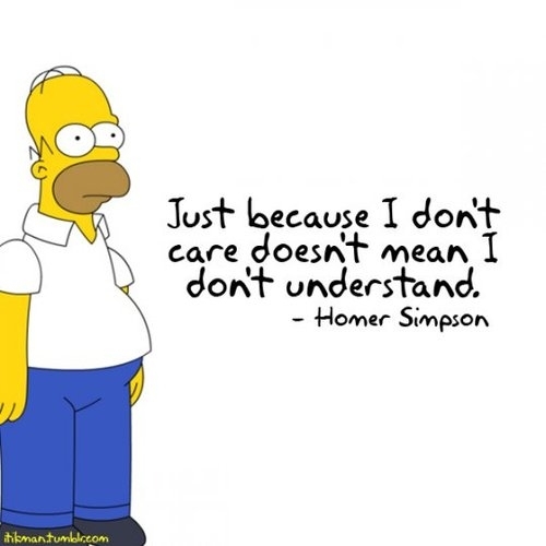 Homer understands how I feel about my job in customer service