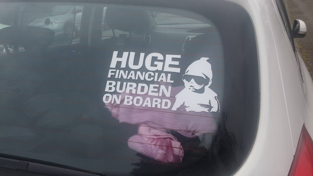 Honest bumper sticker