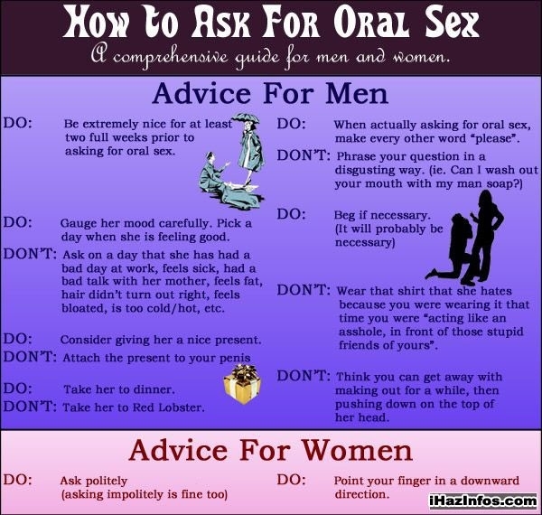 How to ask for oral sex 