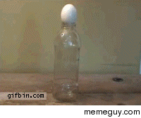 How to Squeeze boiled Egg in bottle