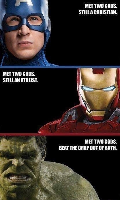 Hulk on religion