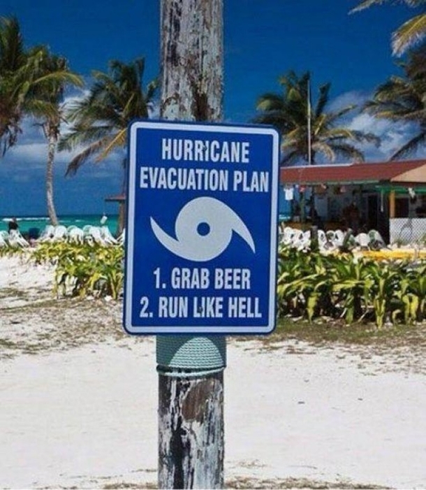 Hurricane evacuation plan