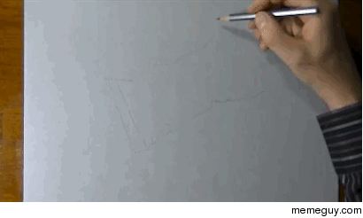 Hyperrealistic drawing of a bag of mampms - timelapse