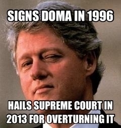 Hypocrite Bill Clinton