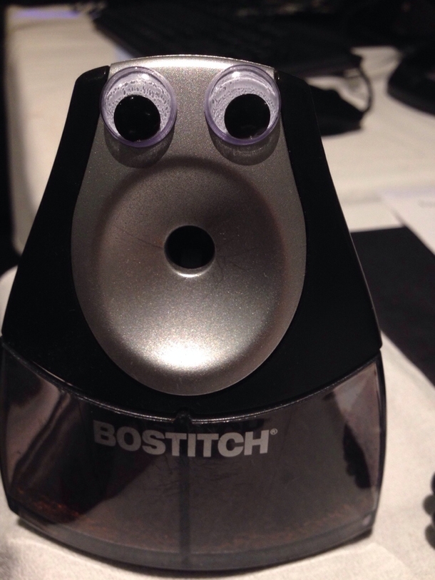 I bought  googly eyes and everyone has left work for the day