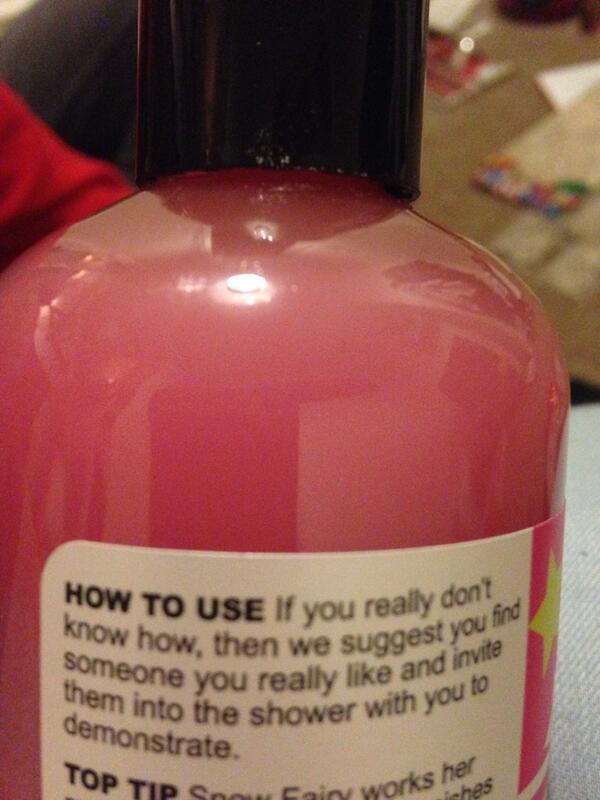 I didnt know body wash could be so sexy and condescending