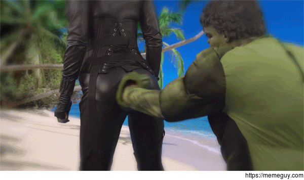 I googled the black widow ass gif Was not disappointed