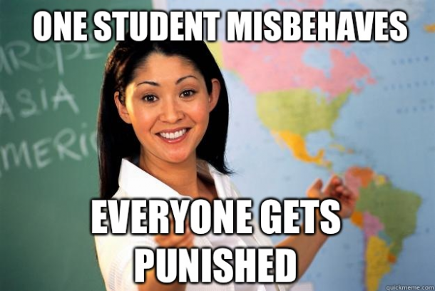 I hate it when teachers do this