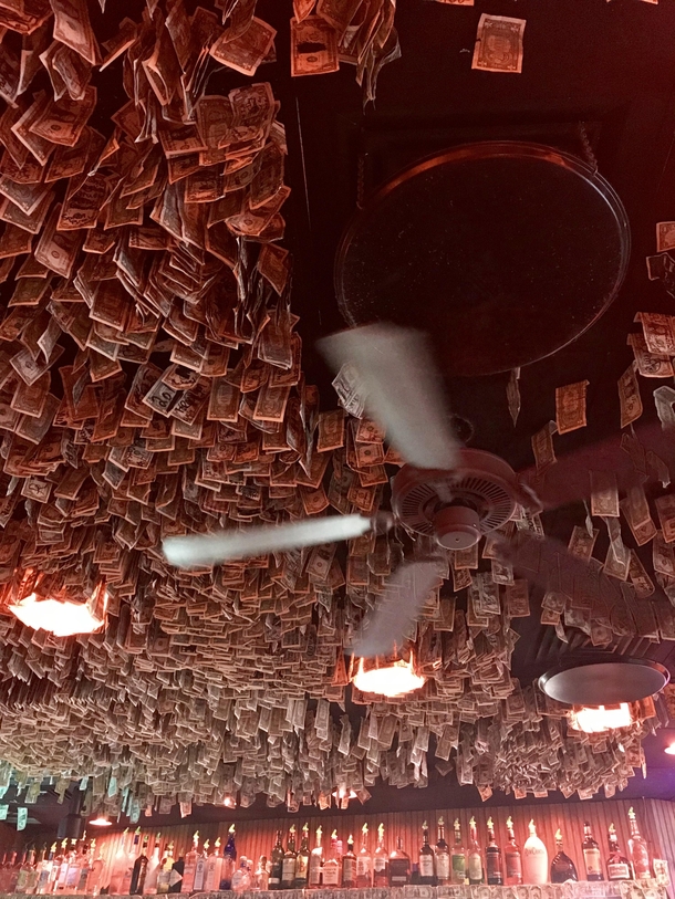 I have k in student loan debt and this place has the audacity to just dangle money from the ceilings Rude