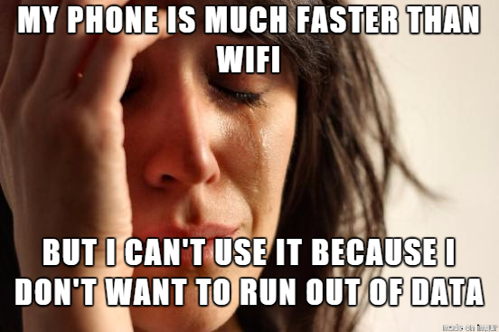 I just got a phone with LTE and this is my struggle now