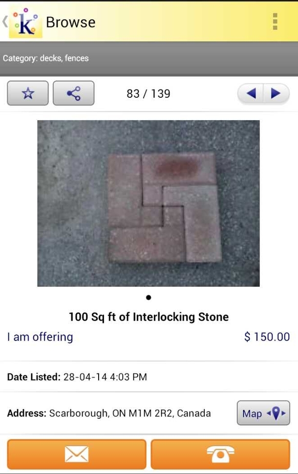 I just wanted some stones for mein driveway