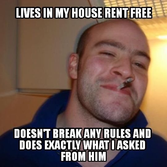 I let a yo guy live in my house rent free story in comments