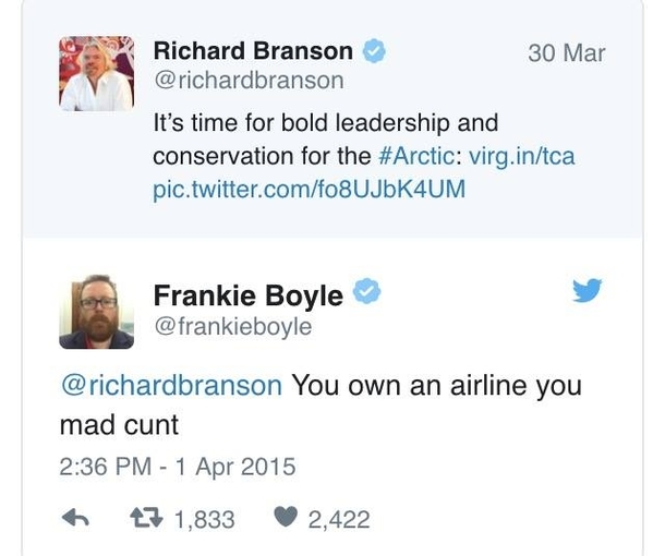 I love Frankie Boyle
