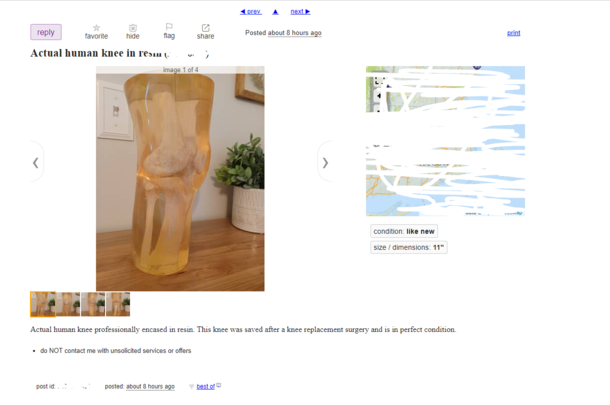 I love the free section of craigslist