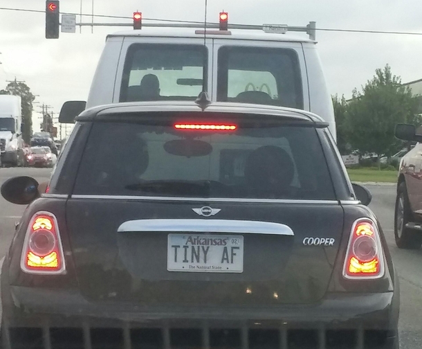 I never saw the driver when this car passed me