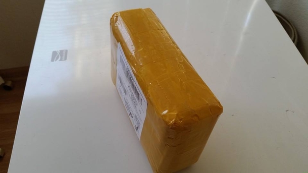 I ordered something from China Could they not package it to look like a kilo of Heroin