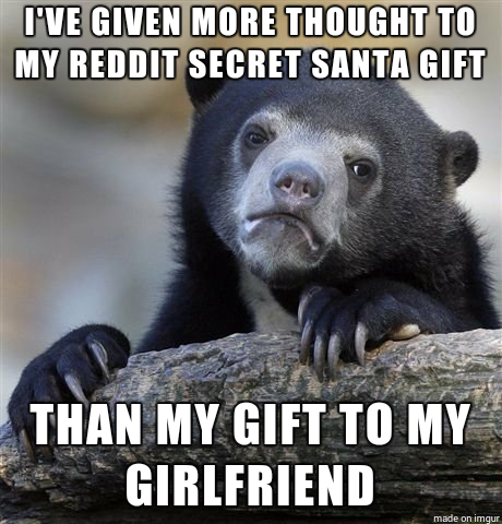 I realized this while mailing my Secret Santa gift