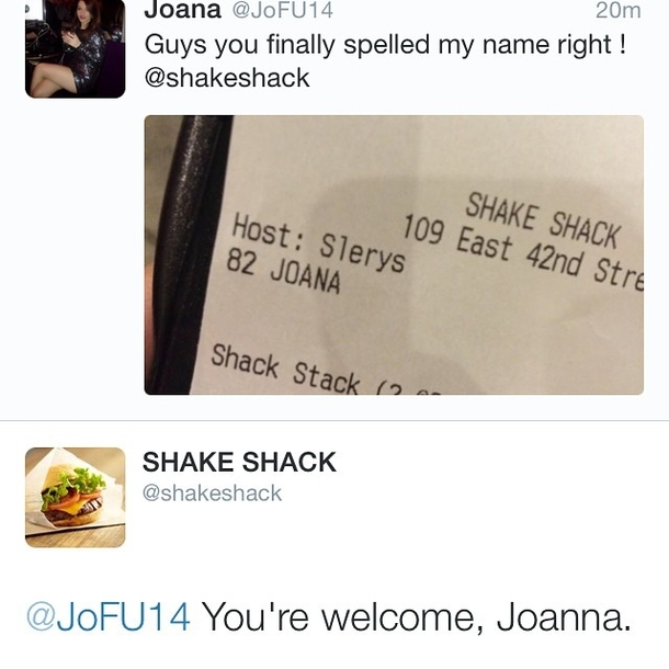 I see what you did there Shake Shack