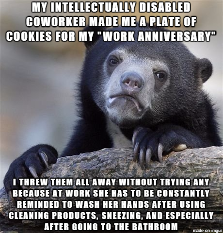 I told her they were delicious and she smiled all day when she saw me
