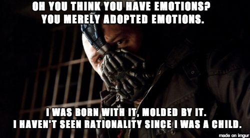I told my GF I was having an emotional day This is what she said to me
