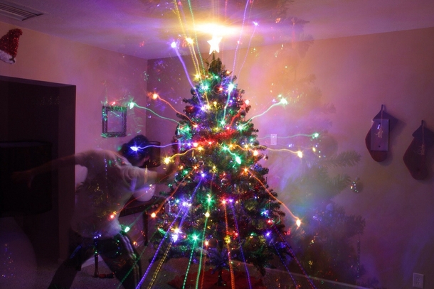 I took my own long exposure Christmas tree photo