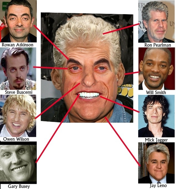 I took the wildest features of famous men and mushed them all into one guy Im pretty proud of the result