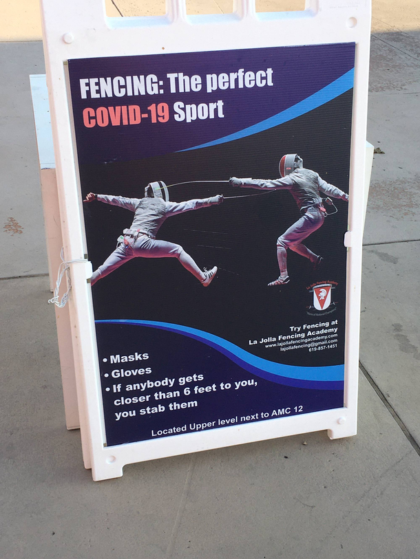 Im convinced to learn fencing