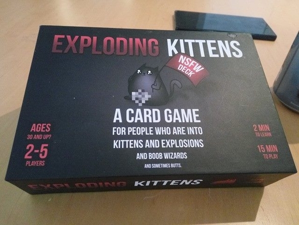 Im into kittens and explosions and boob wizards and sometimes butts and I just found the perfect board game
