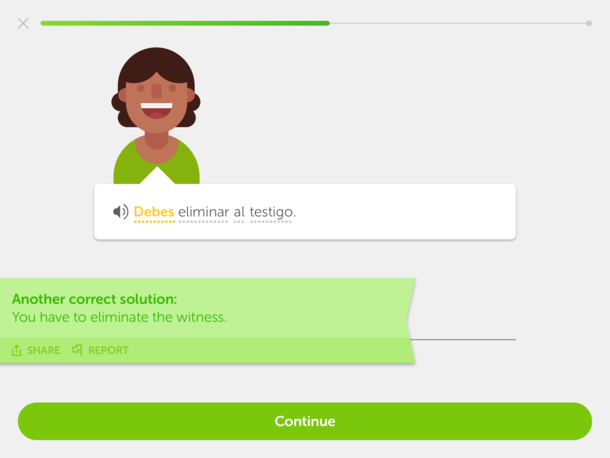 Im not really sure what Duolingo is trying to teach me