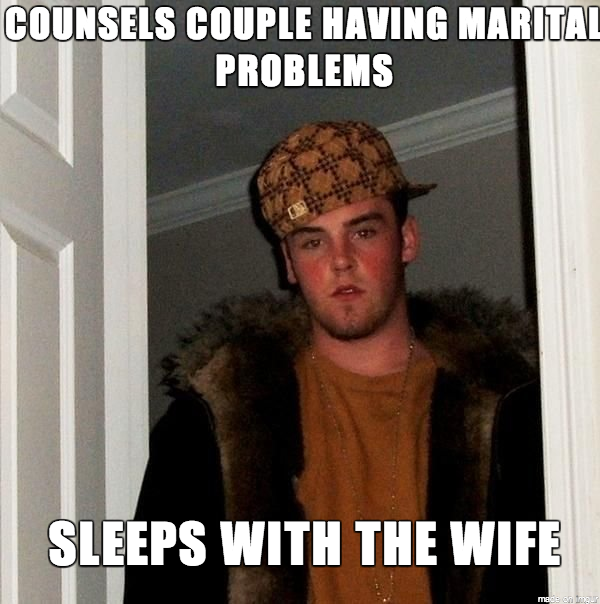 In response to the childhood friend having marital problems