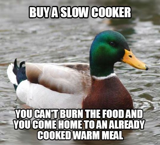 In response to the Toaster Oven Post fellow College Students meet Slow Cooker