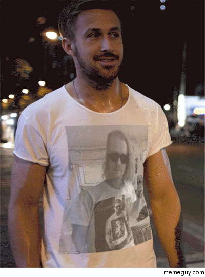 Infinite wearing shirt loop Ryan Gosling Macaulay Culkin