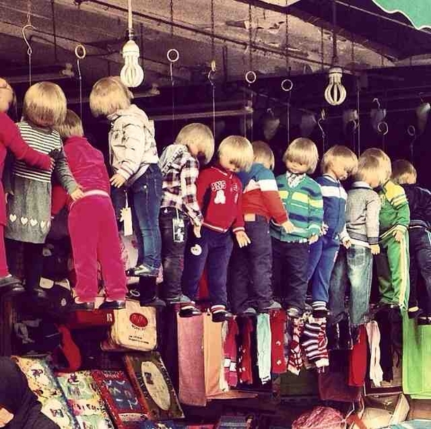 innovative childrens clothing display