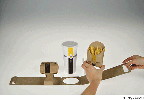 Innovative fast food packaging