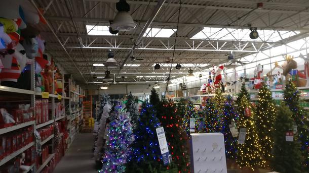 It almost Halloween at the Home Depot