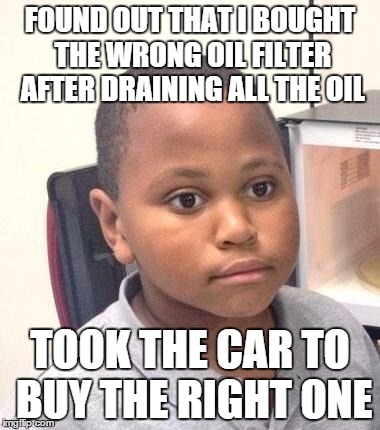 It started sounding like a diesel when I turned into the parking lot