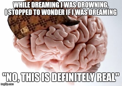 It was like the opposite of a lucid dream
