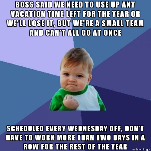 Its almost like having two Fridays every week