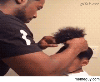Its fine Daddy will do your hair