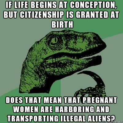 Ive always wondered how the pro-life argument would affect this