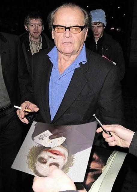 Jack Nicholson is not impressed