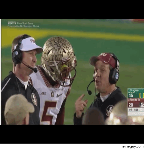 Jameis calm the FUCK down or you are going to the bench