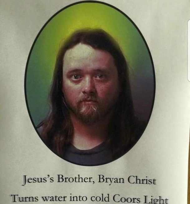 Jesus brother Bryan Christ turns water into Coors Light