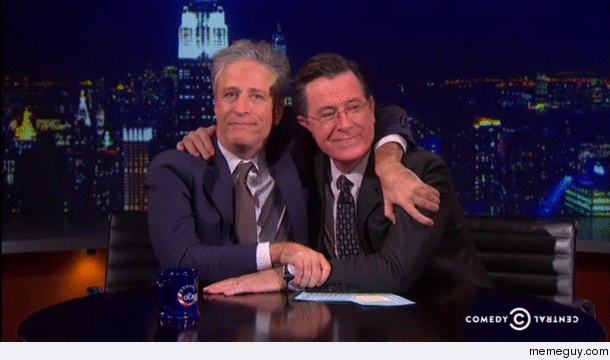 Jon Stewart and Stephen Colberts bromance