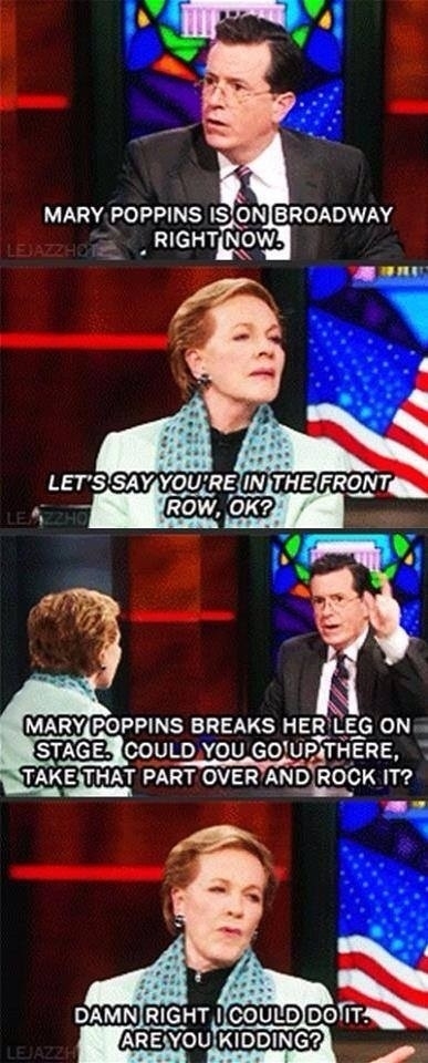 Julie Andrews is awesome