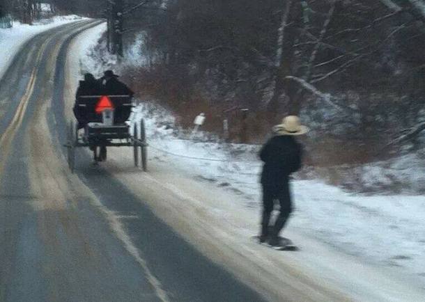 Just a little Amish Fun in Western NY